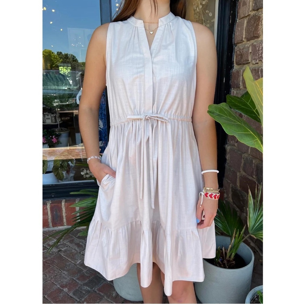 Rungolee Reese Cotton Sleeveless Dress Sand Cloud Small